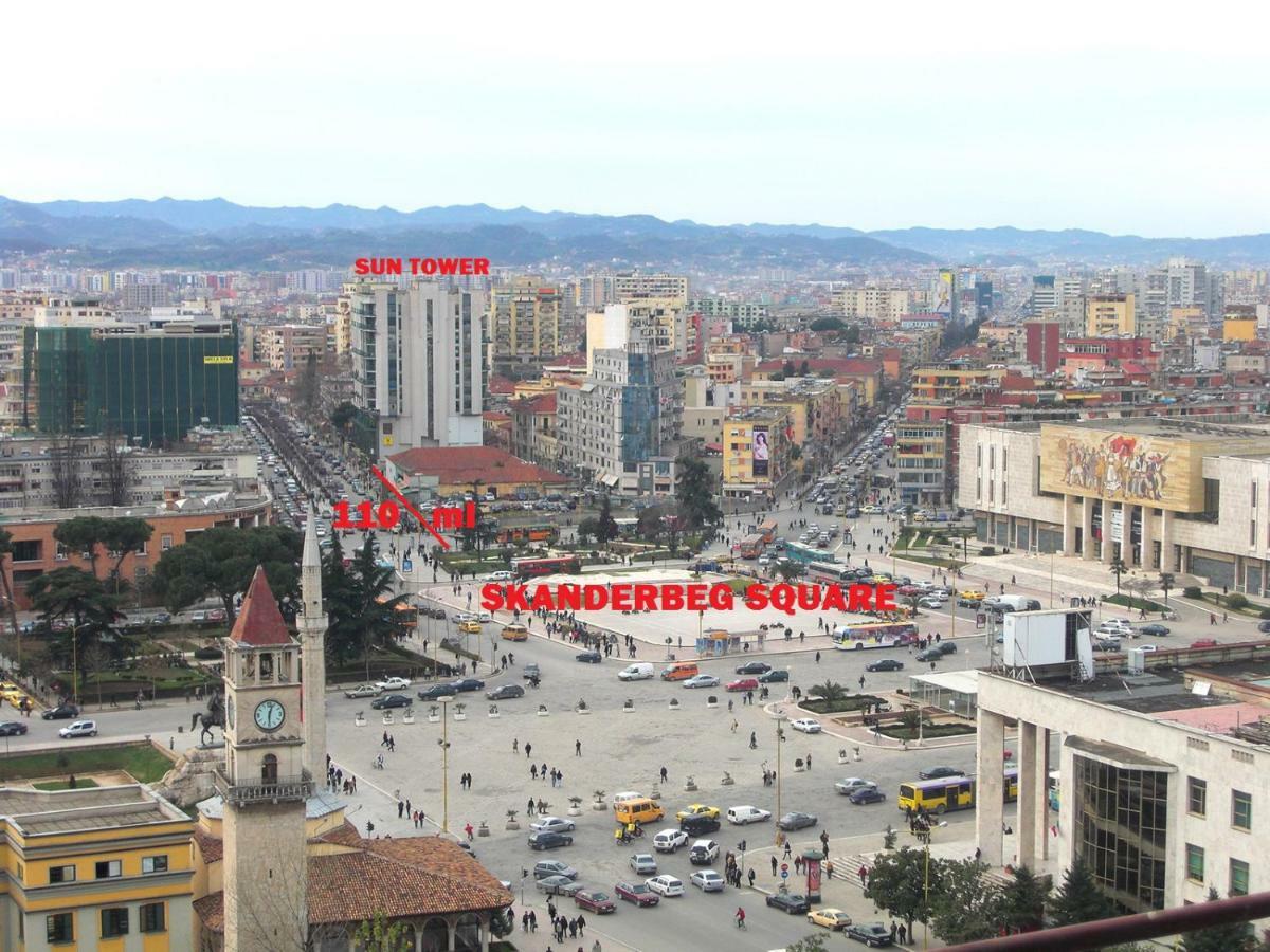 Appartamento Sun Tower-Center Of Tirana Esterno foto